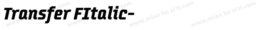 Transfer FItalic字体转换